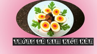 [Món ăn Hàn Quốc] trứng kho Hàn Quốc -달걀장조림-hongchaukr