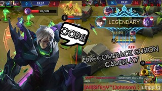 FROM ZERO TO HERO GUSION GAMEPLAY BY OFFICIAL TERRY|MOBILE LEGENDS