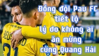 QUANG HẢI GHI BÀN, ĐỒNG ĐỘI KHÔNG TỚI CHIA VUI VÌ SAO?