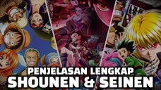 penjelasan lengkap shounen & seinen