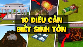 MINI WORLD: 10 ĐIỀU QUAN TRỌNG BẠN PHẢI BIẾT TRONG SINH TỒN MỚI