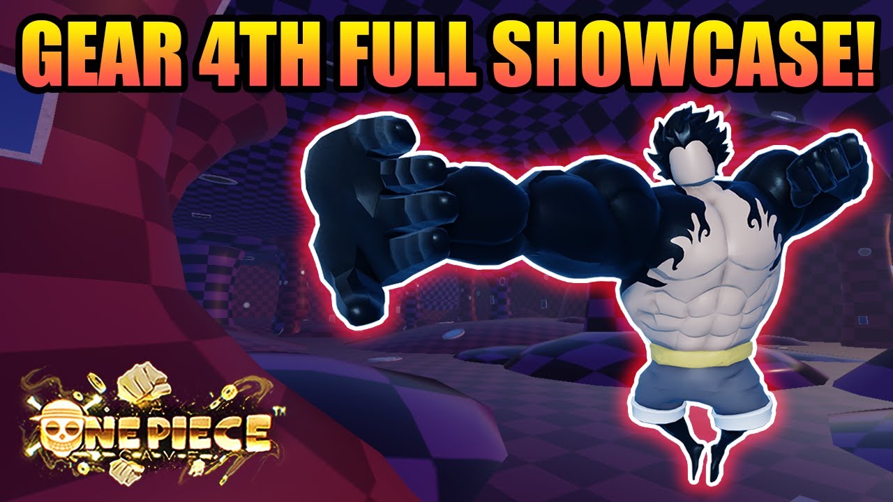 How To Get Gear 4 Full Showcase Rubber Fruit In A One Piece Game - Bilibili