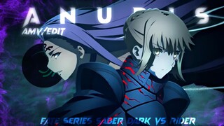 Battle TerEPIC😈 SABER VS RIDER | ANUBIS | FATE SERIES AMV/EDIT PERFECT😍