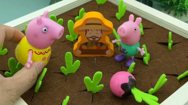 [Peppa Pig] Toy Story Of George Wanting To Eat Carrots