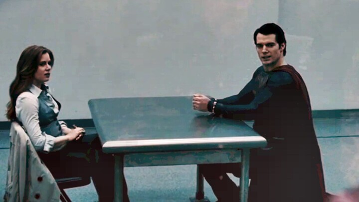 In order to protect humans, Superman had no choice but to surrender and was handcuffed by humans.