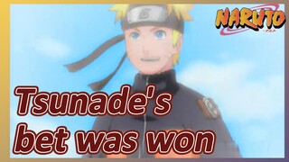 Tsunade's bet was won