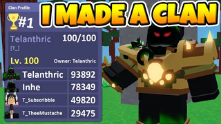 ฉันสร้างแคลนใน Roblox BedWars