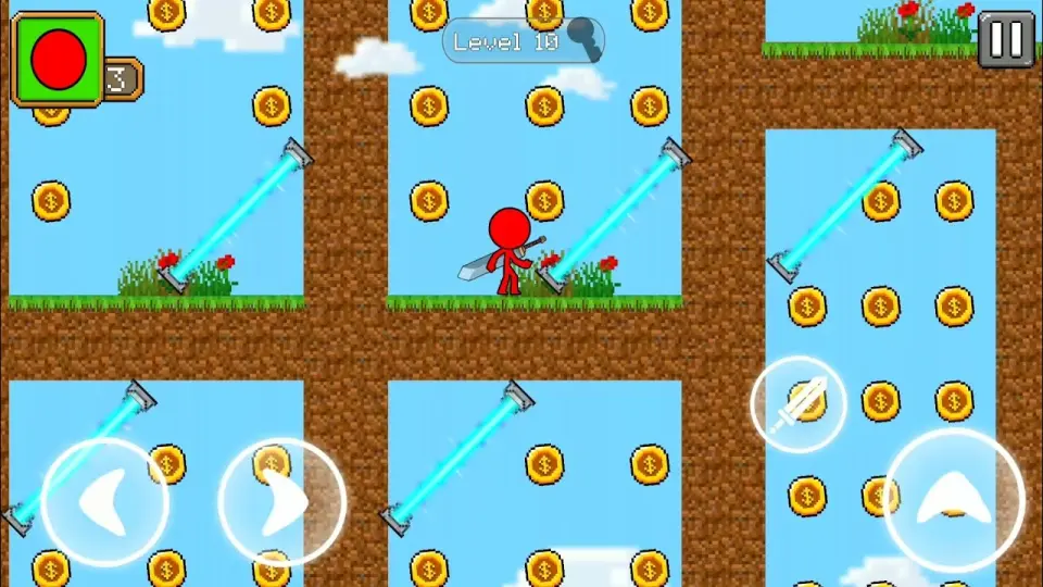 Red Stickman :Stickman Animation - Stickman Minecraft - Walkthrough 2 -  Bilibili