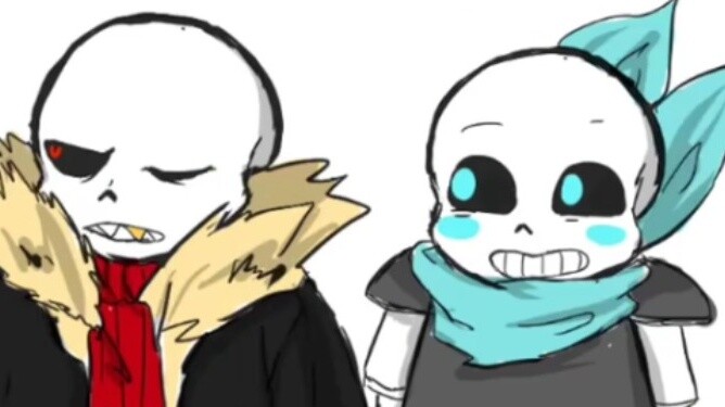 【Undertale au】Kemeja jatuh membawa Little Blueberry ke perampokan