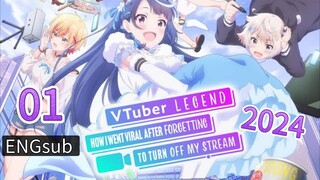 ANIME:"VTUBER LEGEND" How I went viral after forgetting to...Ep.1(comedy)