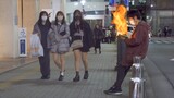 燃える本ドッキリ / Burning Book Prank in Japan Part.1