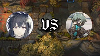 [Arknight] Unit darat bintang 6 acak Vs musuh acak