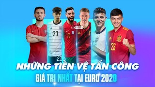 NHỮNG TIỀN VỆ TẤN CÔNG CÓ GIÁ TRỊ CHUYỂN NHƯỢNG CAO NHẤT TẠI EURO 2020