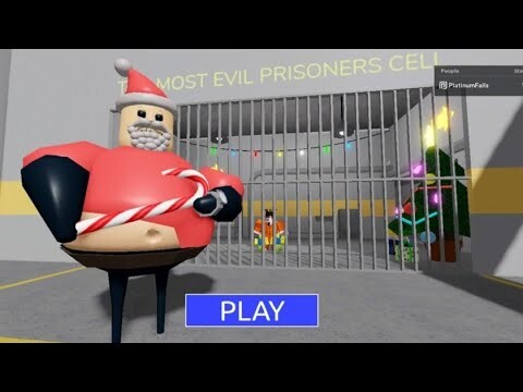 GAMEPLAY BARRY,S PRISON RUN [ CHRISTMAS EDITION ] OBBY PALING BIKIN KESEL - Roblox #video #roblox