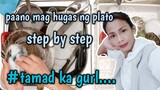 Paano mag hugas ng plato | tutorial, step by step | my apartment lifestyle