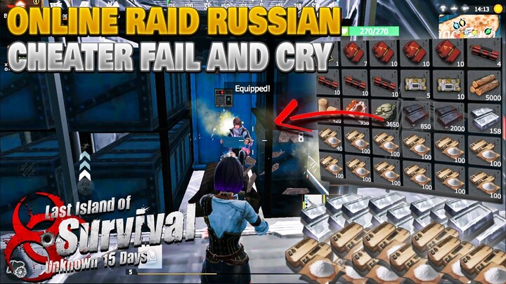 Online Raid a Russian and Cheater Fail to counter Last Island of Survival  Last Day Rules Survival