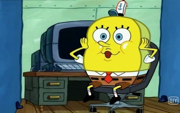 SpongeBob's big makeover, his skin became smooth and his freckles were gone!