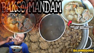 MURAH MERIAH !!! BAKSO TETELAN MANDAM  BALEN // 7 ribuan full service - kuliner bojonegoro