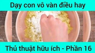 Dạy con vô vàn điều hay thủ thuật hữu ích #16
