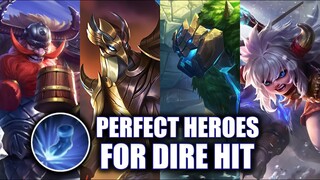 PERFECT HEROES FOR DIRE HIT ROAM | MOBILE LEGENDS