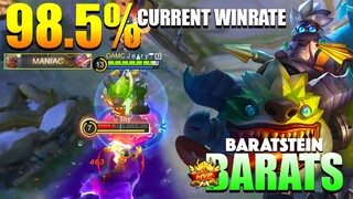 Baratstein Barats Gameplay | Barats Halloween Skin |Top Global Barats Gameplay By J e r r y☂︎ ~ MLBB