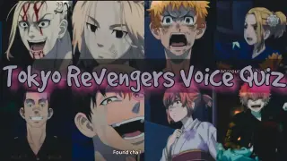 Tokyo Revengers Voice Quiz // Guess the Characters From their voice