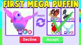I Traded The FIRST MEGA PUFFIN in Adopt Me!