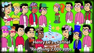 [YTP] Me, Juliana and tất cả tổ chức tiệc ăn mừng kênh Henry Le đạt 2k subs