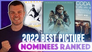All 10 2022 Best Picture Nominees RANKED
