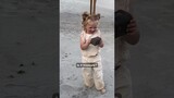 Little girl finds treasure on beach vacation ❤️