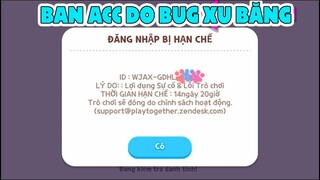 NPH Play together ra lệnh "Trừng Phạt" những tài khoản tiếp tục sử dụng Bug xu băng để kiếm vật phẩm