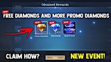 NEW EVENT! GET FREE 2K DIAMONDS AND PROMO DIAMONDS REWARDS! LEGIT! | MOBILE LEGENDS 2022