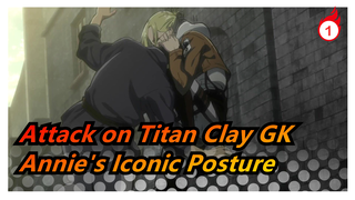 [Attack on Titan / Clay GK] Self-Made Clay / Reconstruct Annie's Iconic Posture_1