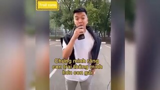 Chứng minh con trai thông minh hơn con gái #meme