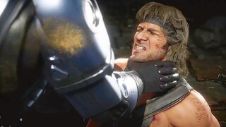 MK11 RoboCop Arrests Rambo, Mileena, Terminator & Joker Mortal Kombat 11