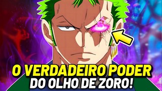 REVELADO O QUE É A CICATRIZ NO OLHO DO ZORO? O REAL PODER SUPREMO DO OLHO DE ZORO | ONE PIECE