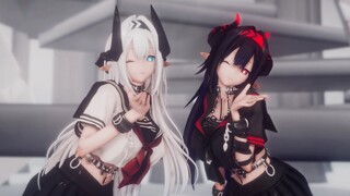 【绘之音/mmd】绘之音与芊早黑jk爱派dancehall