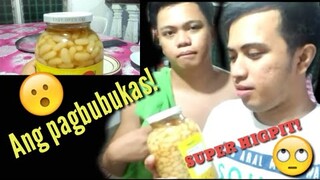 Opening & Eating Super Tight Sugar Beans Jar