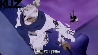 Zoro vs Ryoma