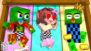 Monster School : Zombie x Squid Game PRINCE LOVE STORY - Minecraft Animation
