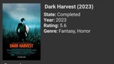 dark harvest 2023 by eugene