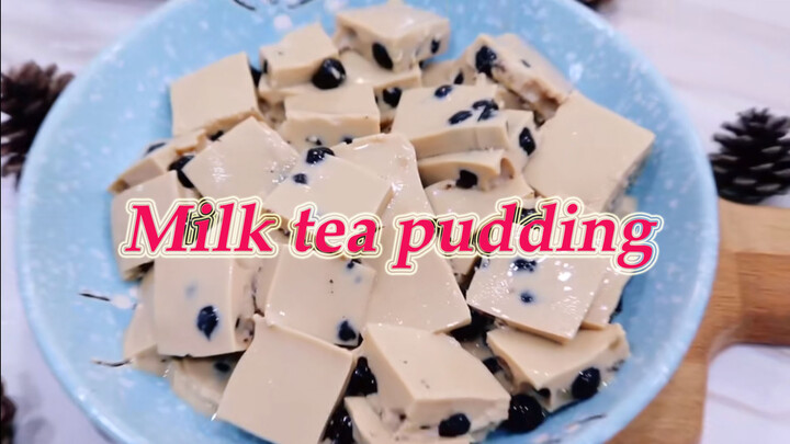 [Ẩm thực][DIY]Hãy cùng làm bánh pudding trà sữa tại nhà