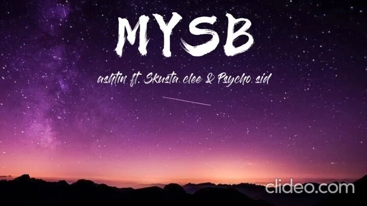 MYSB - Skusta Clee (sped up + reverb w/ Lyrics Video)