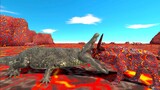 WHAT IF A CROCODILE ENTER INTO A MAGMA GORGONS WORLD