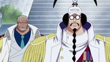 Admiral Sengoku leads the navy using Hito hito no mi 's powerful punch || ONE PIECE