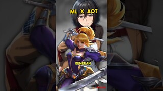 Bocoran skin mlbb x aot !! #mlbb #shorts