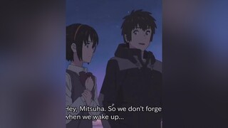 ad Giá như họ có thể đến với nhau. anime kuroikki yourname