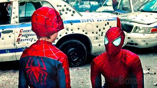 Spider-Man VS Rhino | Final Scene | The Amazing Spider-Man 2 | CLIP 🔥 4K