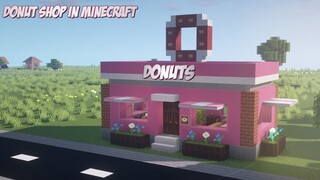 How to build a donut shop in Minecraft 🍩