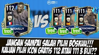 FREE!! PILIH ICON EVENT TOTS GRATISAN OVR 112 ATAU 111 3 BIJI?? FIFA MOBILE | FIFA MOBILE INDONESIA